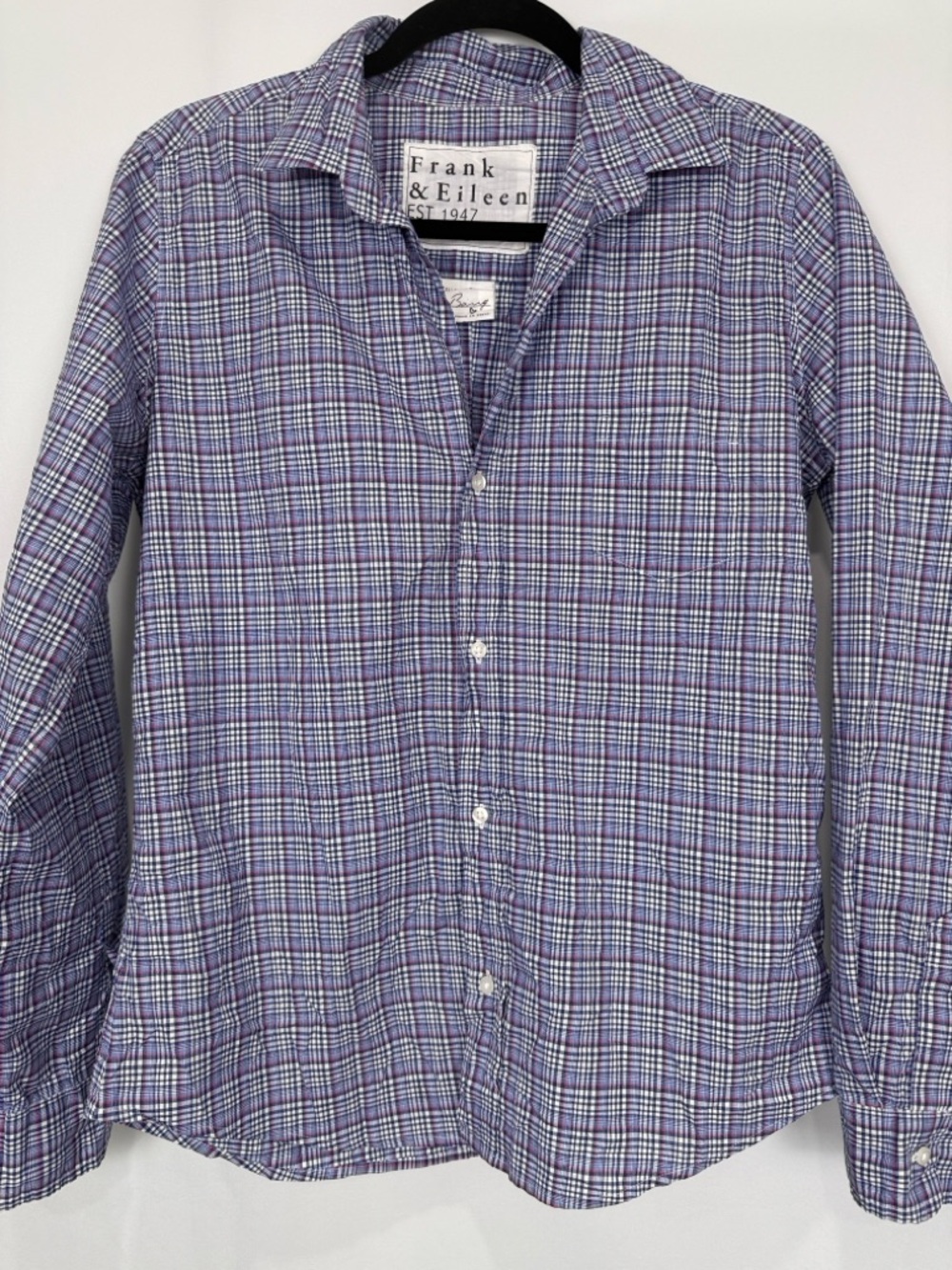 Frank & Eileen Barry Shirt Size Large 
Quiet Luxury Resort Preppy